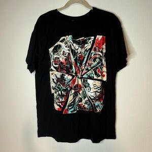 UNIVERSAL Halloween Horror Nights HHN 2024 SHATTERED SCREAMS Scarezones T-Shirt